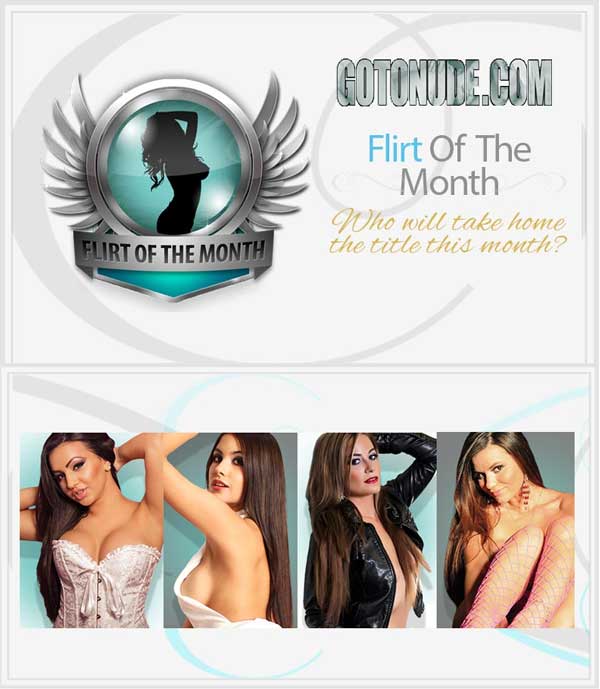 Who do you want to be this month's Flirt of the Month? Help your favorite models rise to the top and win a cash prize and the title of Flirt of the Month! Every model who broadcasts at least 60 hours during the month is eligible to win, and the models with the most credits at the end will claim the cash prizes and glory. The winning models will also be featured on Twitter the whole next month and have extra benefits during our Flirt of the Year competition at the end of the year as well. We can't wait to see who takes the crown!